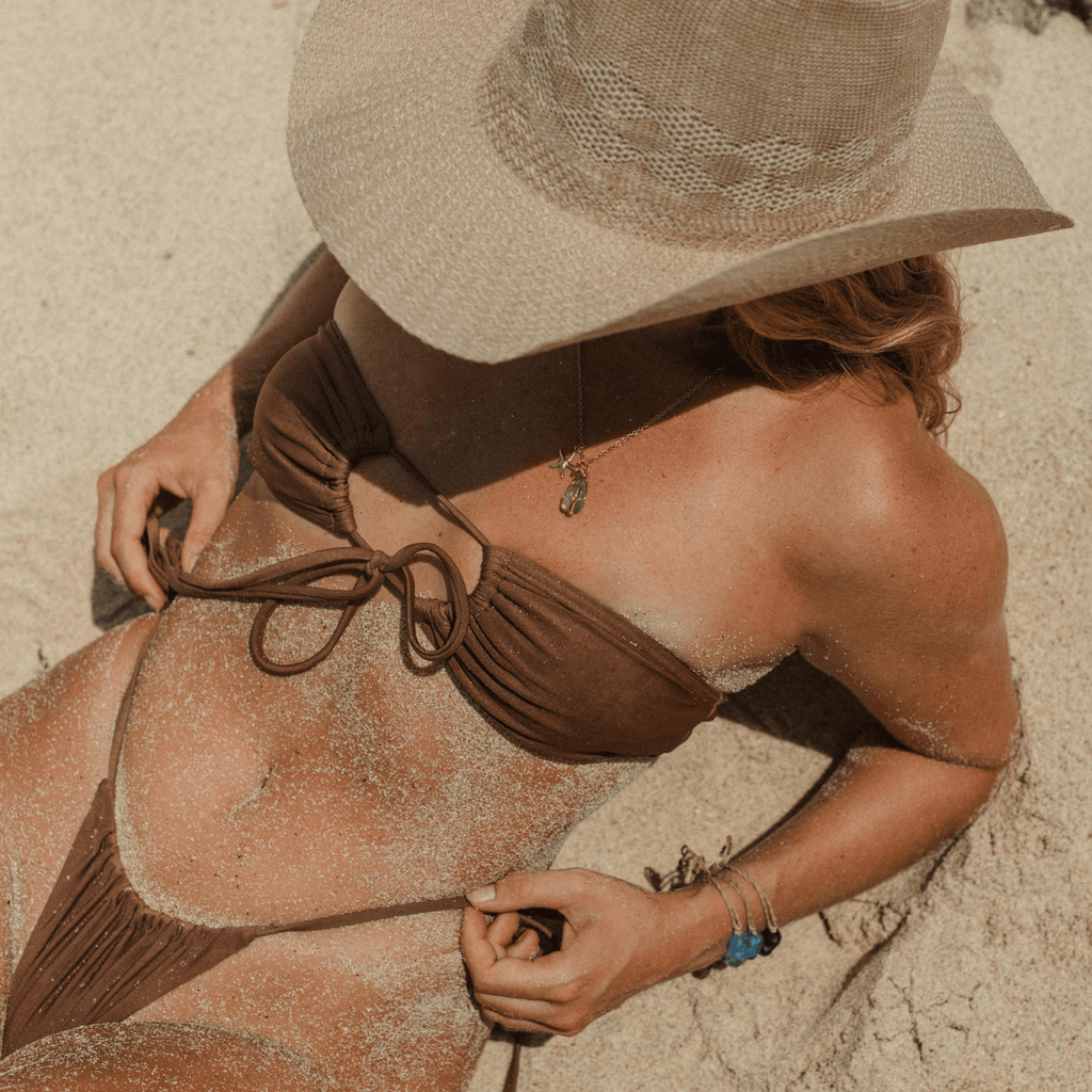 Chic vacation swimwear for women featuring trendy women's swimsuits in stylish designs and colors
