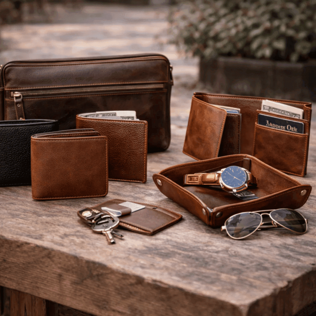 Stylish collection of wallets and leather goods perfect for those who want to buy premium leather accessories