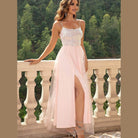 Lace-Up Backless Mesh Dress - VacationGrabs