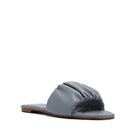 Gathered Upper Quilted Sole Sandals - VacationGrabs