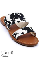 Women's Shoes Two Band Slide Sandal - VacationGrabs