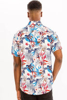 Summer Vibes Floral Print Hawaiian Shirt - VacationGrabs