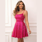 Sequin Tie Back Cami Dress - VacationGrabs