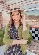 Crewneck Button Down Knit Cardigan Sweater - VacationGrabs