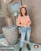 Crewneck Button Down Knit Cardigan Sweater - VacationGrabs