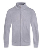 Mens High Neck Solid Full Zip Sweaters - VacationGrabs