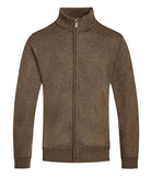 Mens High Neck Solid Full Zip Sweaters - VacationGrabs