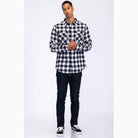 Mens Checkered Shirts Flannel Long Sleeve - VacationGrabs