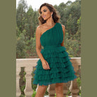 Womens One-Shoulder Sleeveless Dress - VacationGrabs
