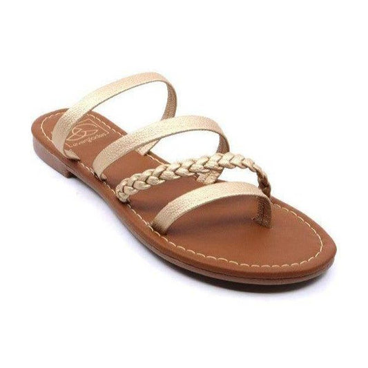 Women's Shoes Braided Strappy Sandal - VacationGrabs