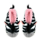 ZZ Zebra - Women's Fluffy Animal House Slippers - VacationGrabs