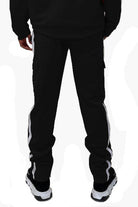 Two Stripe Cargo Pouch Track Pants - VacationGrabs