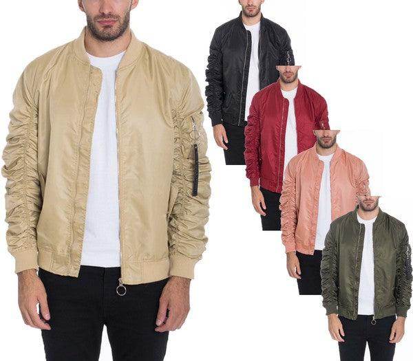 Mens Lined Bomber Jackets - VacationGrabs