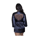 Amora Black Lace Heart Robe - VacationGrabs