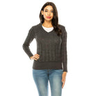 Knit hoodie sweater - VacationGrabs