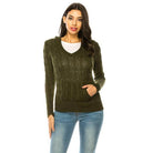 Knit hoodie sweater - VacationGrabs