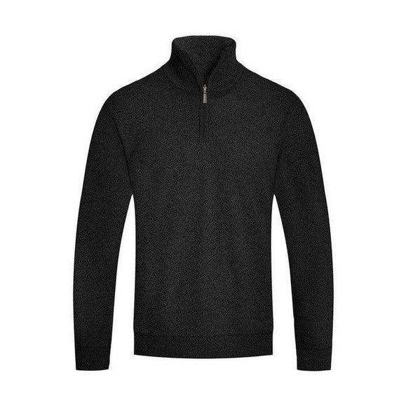 Mens Knit Quarter Zip Sweaters - VacationGrabs