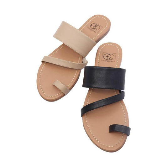 Women's Shoes Toe Ring Slide Sandal - VacationGrabs