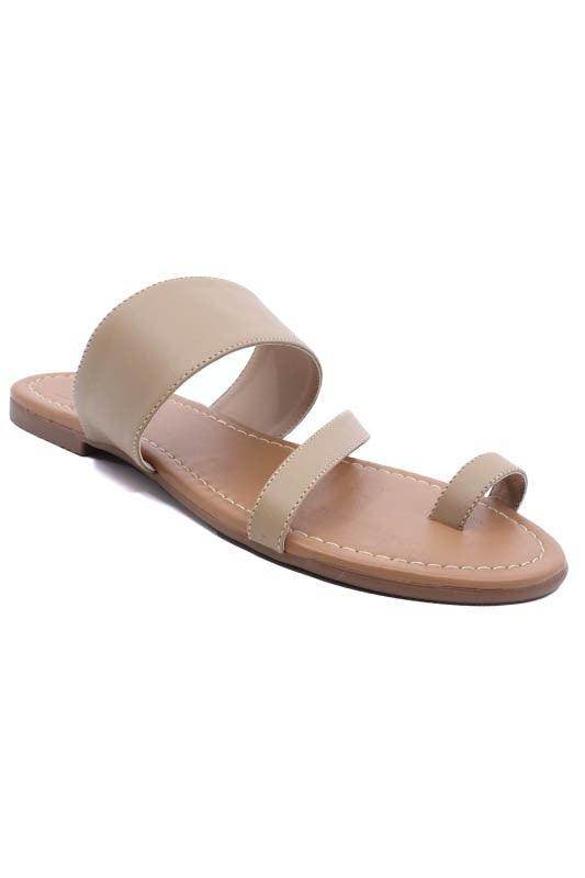 Women's Shoes Toe Ring Slide Sandal - VacationGrabs
