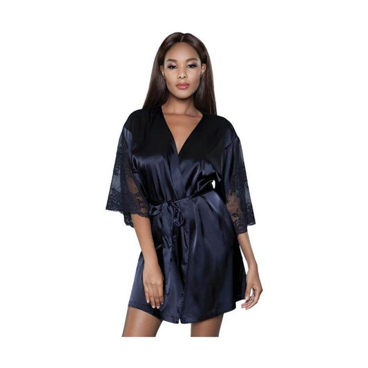 Grace Romantic Black Robe - VacationGrabs