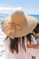 Scallop Edge Bow Accent Sunhat - VacationGrabs