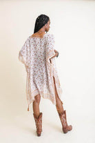Ditsy Floral Paisley Kimono - VacationGrabs