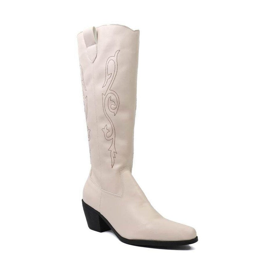 Beautiful Western Style Tall Boots - VacationGrabs