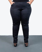 Straight Leg Mid-Rise Trouser Pants - VacationGrabs