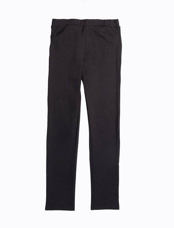 Straight Leg Mid-Rise Trouser Pants - VacationGrabs