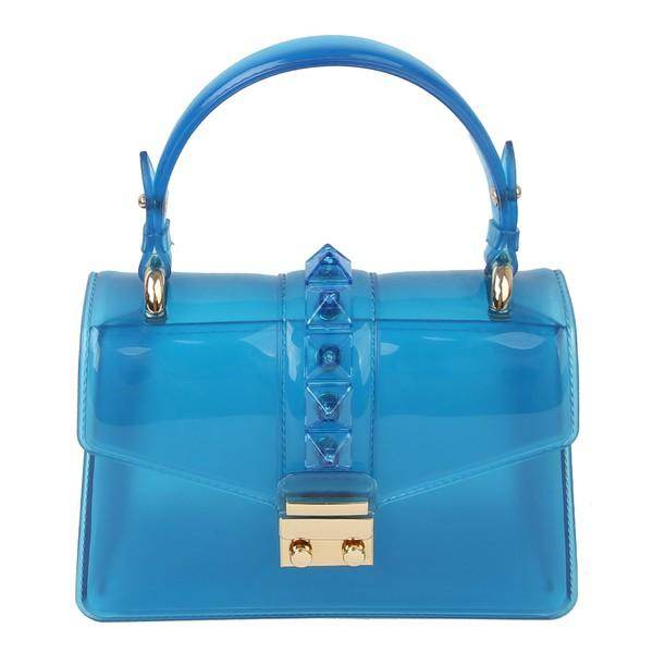 Multi Semi Transparent Flap Jelly Candy Bag - VacationGrabs