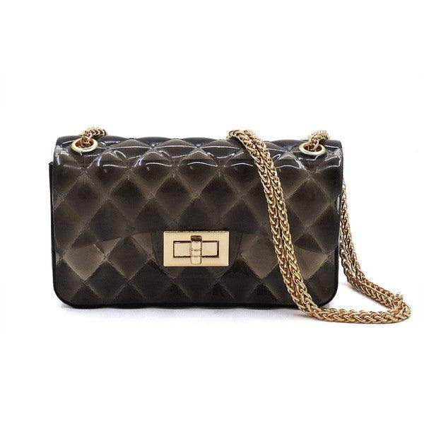 Quilt Embossed Multi Jelly Shoulder Bag - VacationGrabs