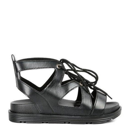 Women's Shoes Voopret Tie-Up Flat Sandals - VacationGrabs