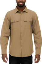 Mens Solid Flannel Shirt 8 Colors - VacationGrabs