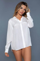 Mackenzie Sleepshirt Light Blue or White - VacationGrabs