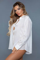 Mackenzie Sleepshirt Light Blue or White - VacationGrabs