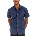 Men's Two Chest Pocket Button Down Shirt - VacationGrabs