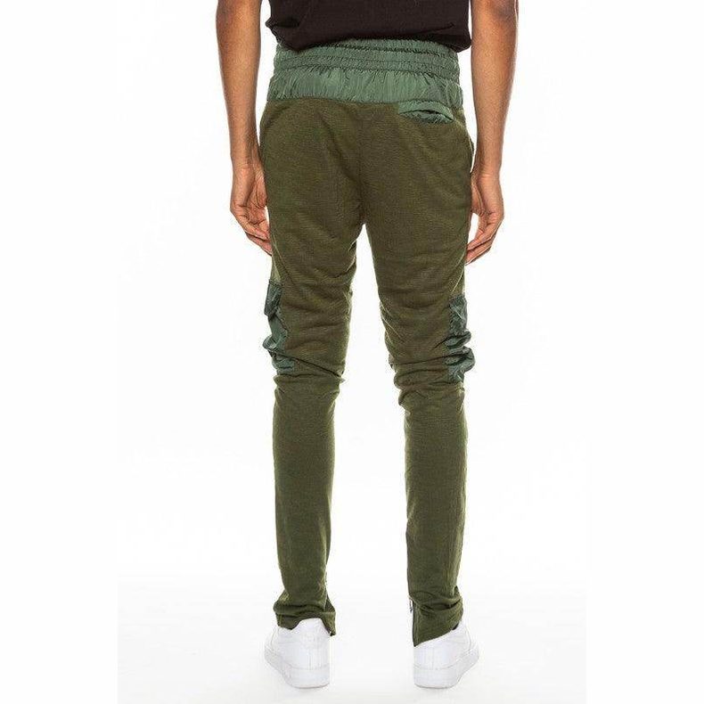 Heathered Cotton Blend Joggers - VacationGrabs