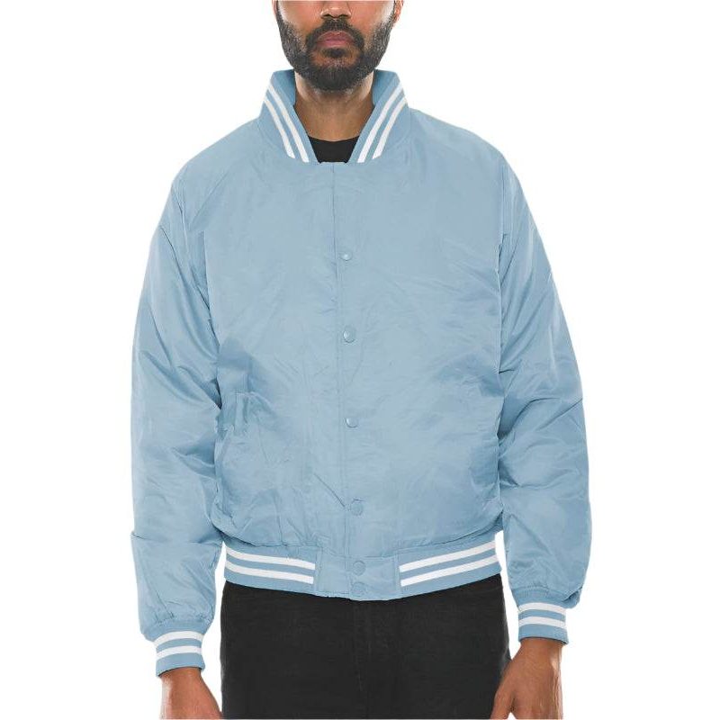 Mens Polyester Windbreaker Bomber Jacket - VacationGrabs