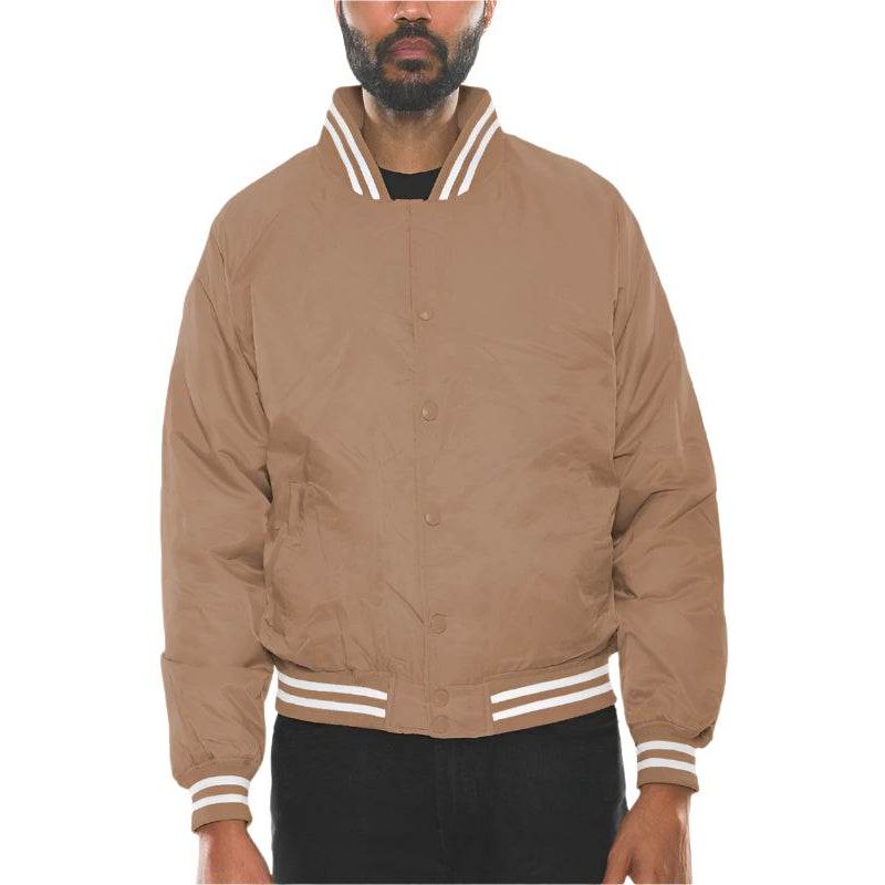 Mens Polyester Windbreaker Bomber Jacket - VacationGrabs