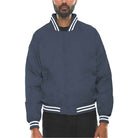 Mens Polyester Windbreaker Bomber Jacket - VacationGrabs