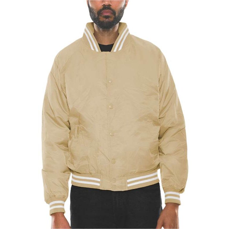 Mens Polyester Windbreaker Bomber Jacket - VacationGrabs