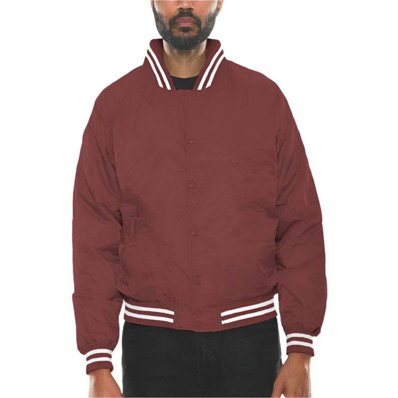 Mens Polyester Windbreaker Bomber Jacket - VacationGrabs
