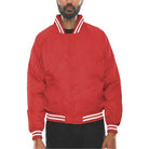 Mens Polyester Windbreaker Bomber Jacket - VacationGrabs