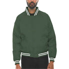 Mens Polyester Windbreaker Bomber Jacket - VacationGrabs