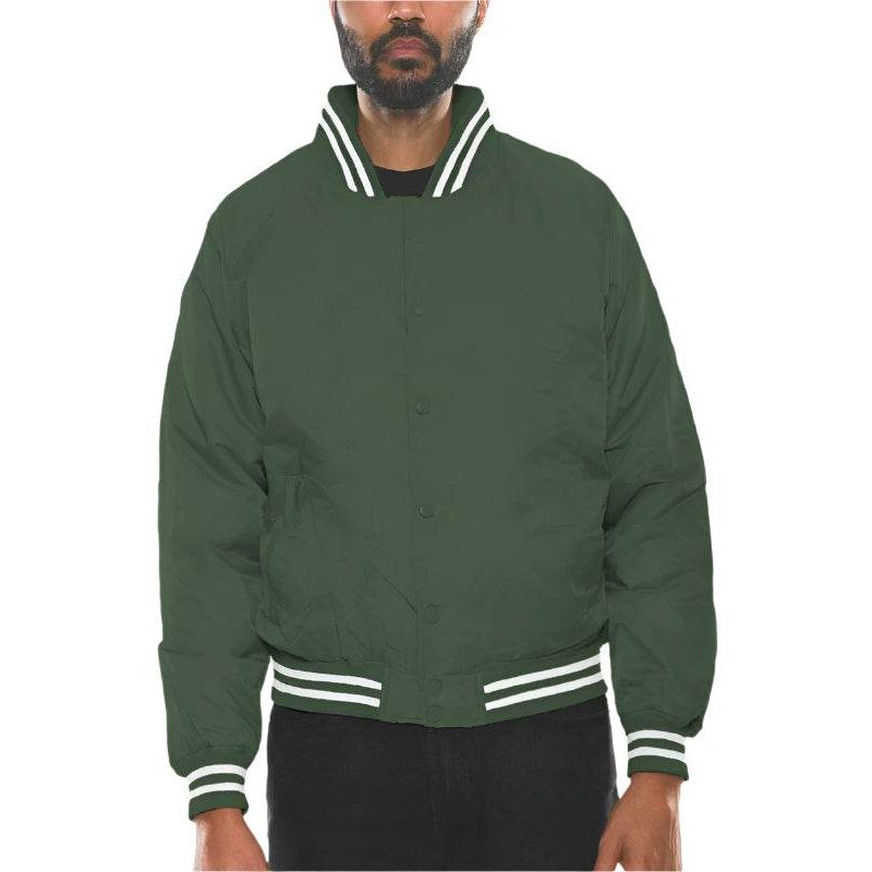Mens Polyester Windbreaker Bomber Jacket - VacationGrabs