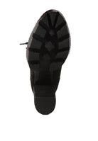 Sole of Rag Company lace up diamante ankle boots for women showcasing traction and stability