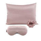 Satin Pillowcase Sleep Mask Scrunchie Gift Set - VacationGrabs