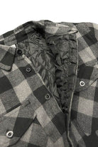 Mens Plaid Quilted Padded Flannel 4 Color Options - VacationGrabs