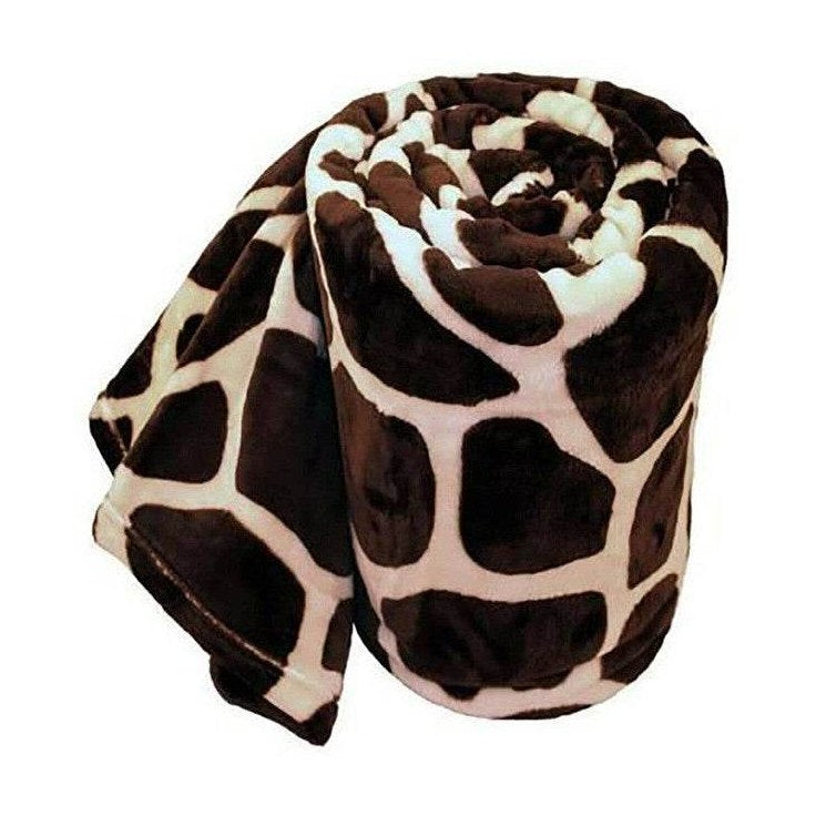 Giraffe Super Soft Cozy Bed Throw Flannel Blanket - VacationGrabs