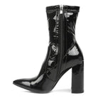 Pluto Block Heel Stiletto Ankle Boot - VacationGrabs